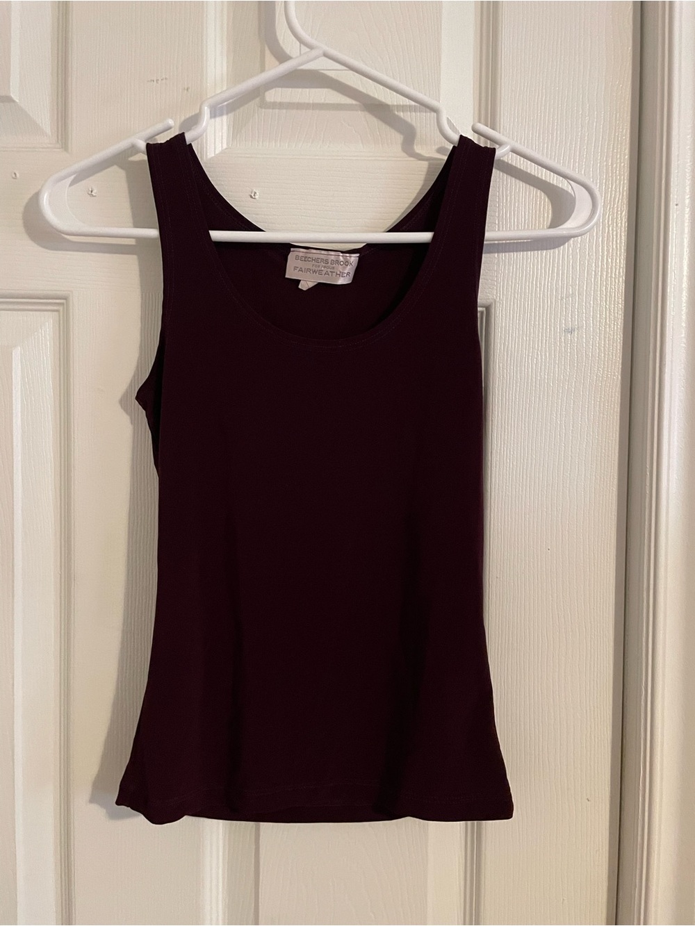 *Free with Purchase* Vintage Deep Plum Sleeveless Top